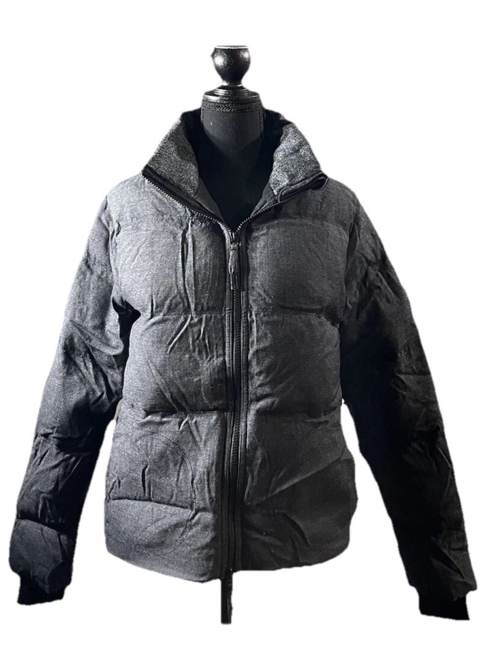 NWT Allbirds Women’s Charcoal Grey Merino Wool Puffer Jacket Coat Small